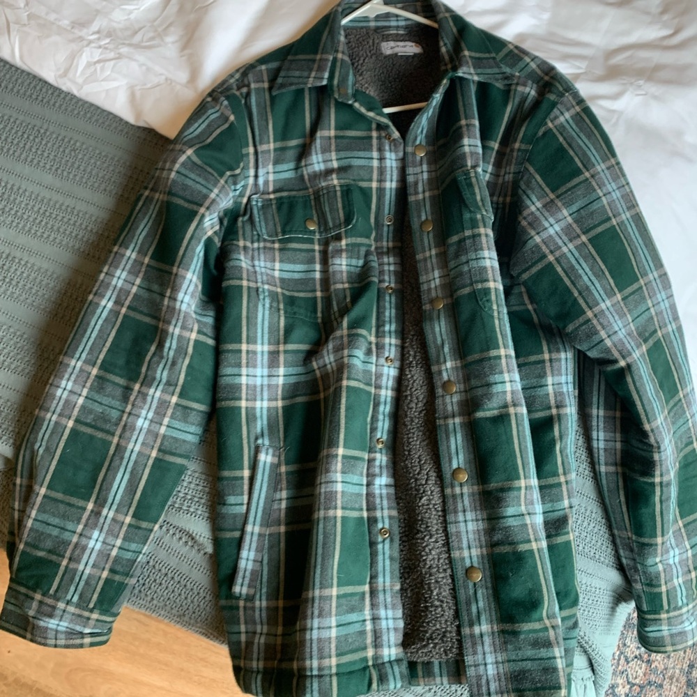 Carhartt Green Lightweight Shirt Jacket